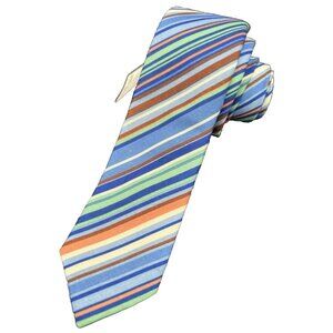 PENGUIN Men's Tie SKINNY Original Multi Color Striped Tie 2 1/8" New w/Tags